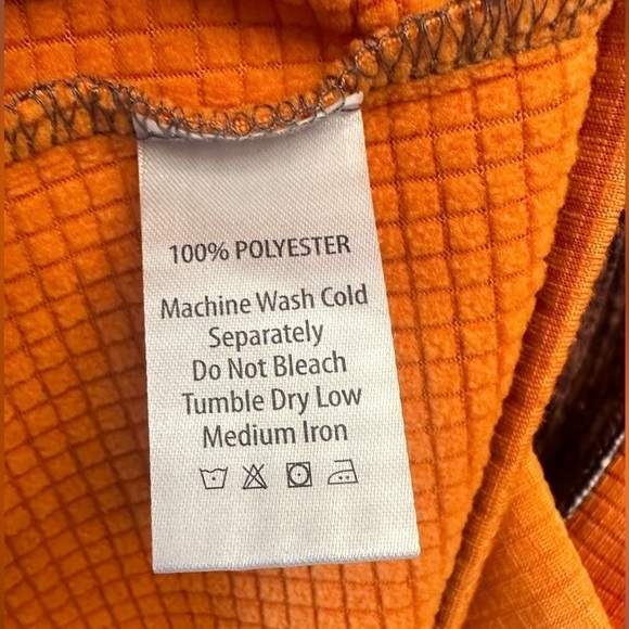 Legendary Whitetails Mens Quarter Zip‎ Pullover Orange Camo Pocket - Picture 7 of 10